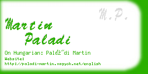 martin paladi business card